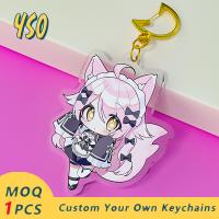 【CW】✸﹍☇  YSO Custom Hot Game Kawaii Keychain Accessory Cartoon Pendant Keyring Jewelry Llavero Anime Accessories Keys Chains