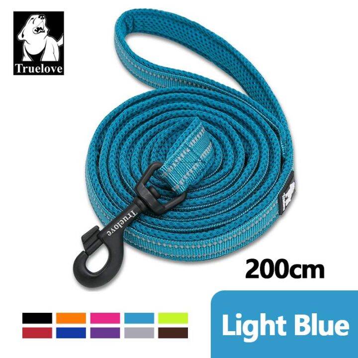 TRUELOVE 200cm Dog Lead Leash Nylon Running Reflective Dog Training