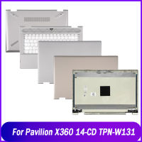 ใหม่ฝาหลังสำหรับ HP P Avilion X360 14-CD TPN-W131แล็ปท็อปปกหลังด้านบน Palmrest บนกรณีล่างสีฟ้าซิลเวอร์โกลด์สีเทาบาง