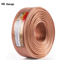 Digizulu HIFI Speaker Cable 14 Gauge DIY Transparent OFC Copper Line Home Theater DJ System Stereo Installation Car Audio Wire