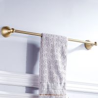 Antique Black White Gold Gray Brass Bathroom Towel Holder Single Towel Bar Towel Rack Towel Rail 50cm Bathroom Accessories