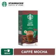 Cà phê hòa tan cao cấp Starbucks Mocha Hộp 4 Gói x 22G