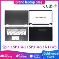 ฝาครอบขนาด14นิ้วใหม่สำหรับ SP314-52 Acer Spin 3 SP314-51ฝาหลังหน้าจอ LCD สำหรับแล็ปท็อป/ที่วางแขน/เคสด้านล่างรุ่นสัมผัส