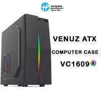 VENUZ ATX เคส Computer Case รุ่น VC1609  RGB เคสคอมประกอบ