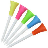 【2023】30PC Multi Color Plastic Golf Tees 83mm Durable Rubber Cushion Top Golf Tee Golf ball holder Golf Tees Accessories