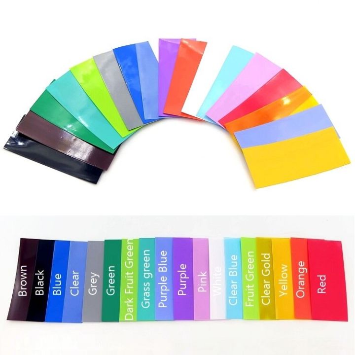 340pcs-18650-battery-wrap-pvc-heat-shrink-tubing-precut-multiple-color-lion-battery-film-tape-shrinking-tube-battery-protection-cable-management