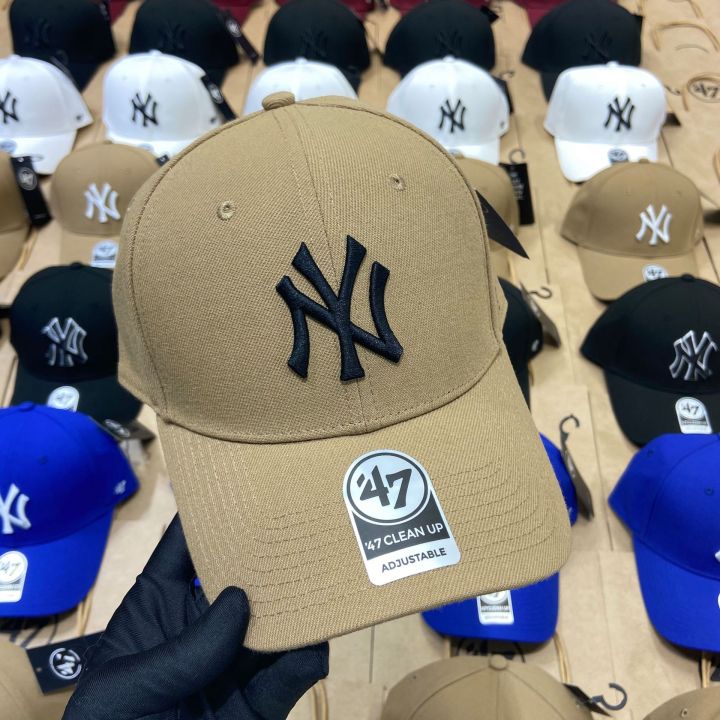 22-2023-47brand-หมวกแก๊ป-ny-หมวกเบสบอลผู้หญิงในฤดูใบไม้ผลิ-la-โค้งหมวกปีกกว้างผู้ชายหมวกบังแดด-instagram-แฟชั่นแบรนด์
