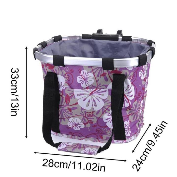 bicycle-pet-basket-easy-to-install-foldable-aluminum-alloy-front-basket-lightweight-and-durable-electric-vehicle-basket-for-puppies-and-kitties-original