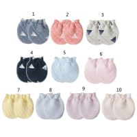 1Pair Cotton Gloves Newborn Baby Protection Face Anti Grasping Anti Scratching Mittens Warm Winter Glove