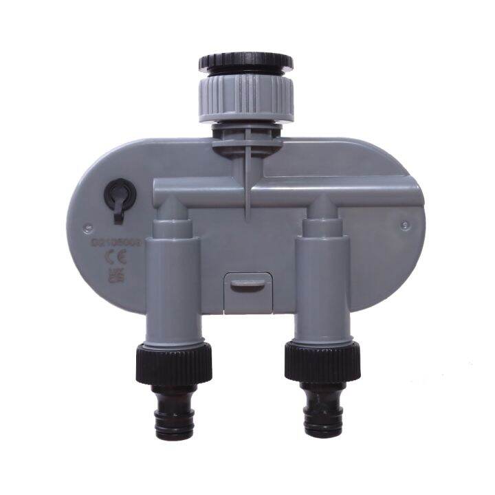 ball-valve-electronic-two-outlet-four-dials-water-timer-with-rain-sensor-hole-garden-irrigation-system-eu-standard-21032a-power-points-switches-save