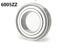 6005-2ZR  ( 25.4 x 47 x 12 mm.)  BALL BEARING  6005 ZZ1"  ลูกปืนเม็ดกลม รูในพิเศษ 1 นิ้ว ฝาเหล็ก = 1 ตลับ