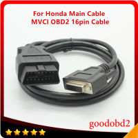 เครื่องมือวิเคราะห์รถสาย OBDII 16-Pin J1962m ชายกับ DB26เคเบิ้ล Obd2 16pin MVCI สแกนเนอร์เครื่องมือเชื่อมต่อสำหรับฮอนด้าทดสอบสาย