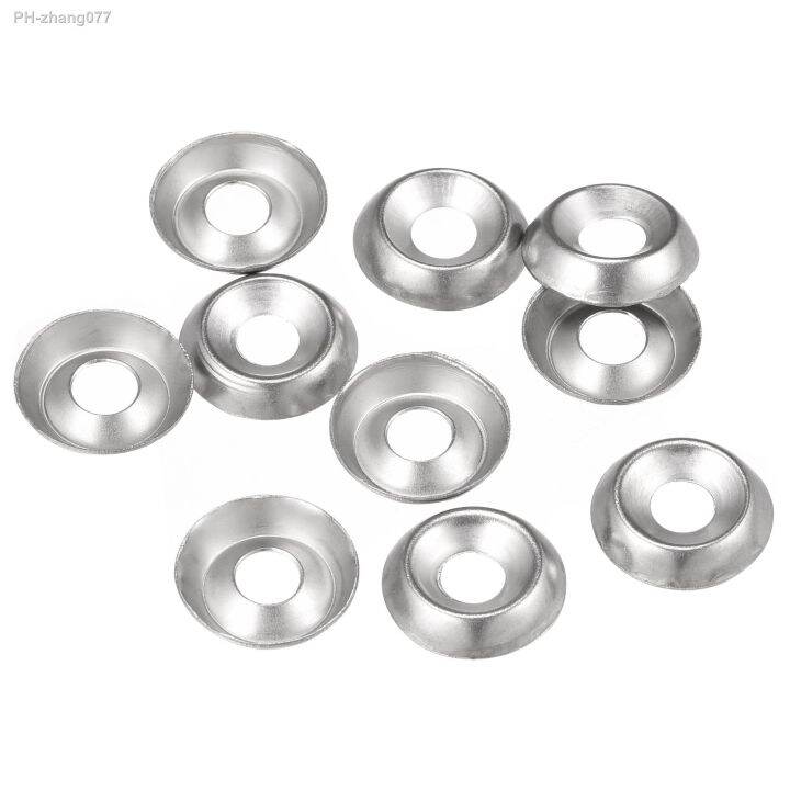 uxcell-150pcs-6-304-stainless-steel-cup-washer-countersunk-for-screw-bolt