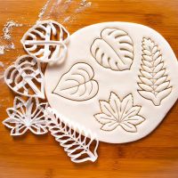 ELEGANT Agave Ivy Turtle Back Leaf Cookie Embosser Molds Cookie Run Fondant Icing Cookie Cutter Bakery Accessories Baking