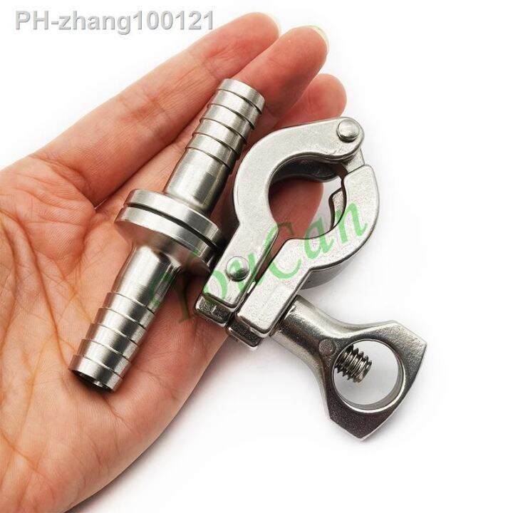 8mm-12-7mm-19mm-hose-barb-sanitary-tri-clamp-hose-barb-set-ferrule-25-4mm-3-4-quot-tri-clamp-silicone-gasket-stainless-steel-ss304