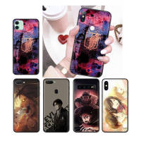 226NO Anime Attack on Titan อ่อนนุ่ม Black ซิลิโคน ปก หรับ Xiaomi Redmi Note 9C 8T 10A 8A 9T 7 6A 9A 9S 6 7A 8 9 Power Pro NFC Prime เคสโทรศัพท์