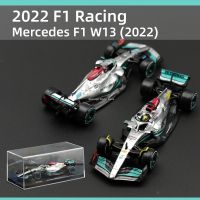 Urago 1:43 2022 Mercedes-AMG C42 MCL36 W13 RB18 F1-75 F1แข่งรถฟอมูล่ารถยนต์แบบสถิตกล่องอะคริลิคโมเดลรถอัลลอย