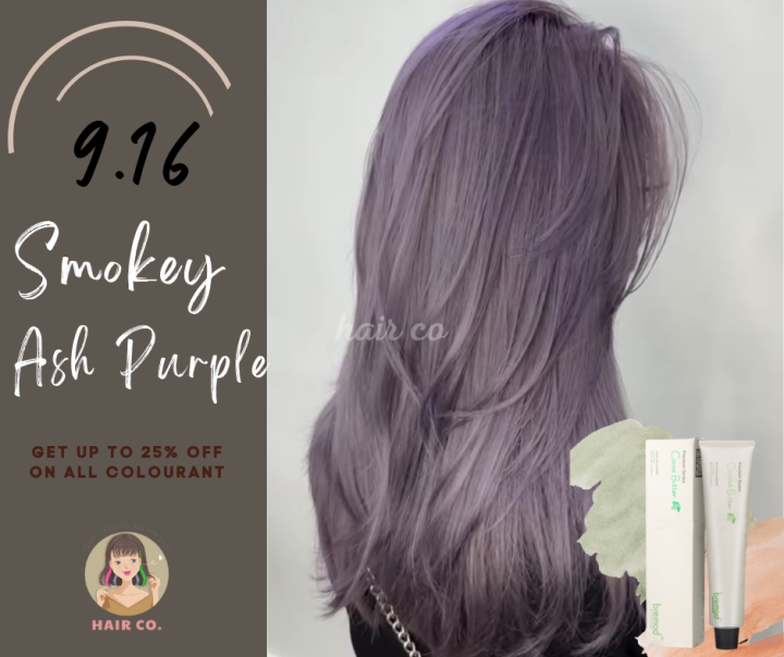 9.16 Smokey Ash Purple Hair Color (Bremod Premium) 100Ml | Lazada Ph