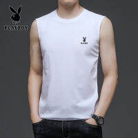 Playboy เสื้อกั๊กผู้ชายผ้าฝ้ายลำลองธุรกิจ