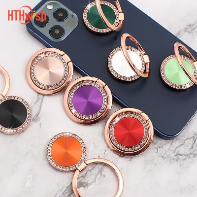 Luxury 360 Degree Rotatable Phone Holder Finger Ring Smartphone Magnet Metal Spin Rotatable Socket For Magnetic Smartphone Stand