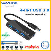 Wavlink 4-In-1 USB ตัวแปลงฮับ4-พอร์ตบางแท่นวางมือถือข้อมูล USB ฮับ Microsoft เหมาะสำหรับ Windows Xp/vista/7/8/10และ MAC 10.1ขึ้นไปตัวแยก USB