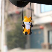 【jw】▥○▨  FOX-Swing Gypsum Car Espelho Decor Pendurado Ornamentos Pingente De Carro Acessórios Interiores Retrovisor