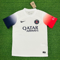 23-24ปารีส Saint-Germain Away Jersey หมายเลข30เมสซี่ No. 10เนย์แขนสั้นเทรนนิ่ง/ชุดฟุตบอลพัดสำหรับผู้ชาย