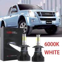 ชุดหลอดไฟหน้าฮาโลเจน LED 6000K แบบเปลี่ยน สําหรับ Isuzu Dmax 1st Gen ปี 2005-2013 2006 2007 2008 2009 2010 รับประกัน 10 เดือน