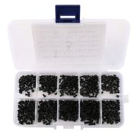 500Pcs M2 M2.5 M3 KM Screw Flat Head Phillips Screws Laptop Notebook Screws Set Kit for Computer Small Screw.