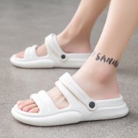 Slippers for men summer 2023 new outer wear sandals casual non-slip anti-odor household bathing driving beach sandals 【JYUE】