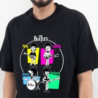 Hot sale The beatles BAND graphic Mens 100% Cotton Round Neck Short Sleeve T-Shirt  Adult clothes