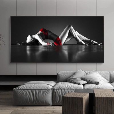 ☍❒ Modern Nude Art ภาพโปสเตอร์ผู้หญิงเซ็กซี่รุ่นโปสเตอร์และภาพพิมพ์ภาพวาดผ้าใบภาพผนังสำหรับตกแต่งห้องนั่งเล่น Cuadros