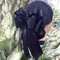 hair bow โบว์ติดผม กิ๊บติดผม เน็ตติดผม คลุมผม โบว์พยาบาล โบว์ใหญ่ โบว์ข้าราชการ อุปกรณ์ตกแต่งผม ริบบิ้นโบว์ เครื่องประดับผม แฟชั่น