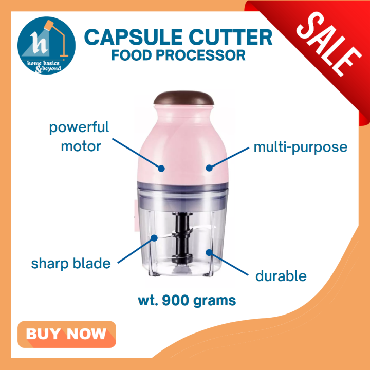 Home Basics & Beyond Capsule Cutter Mini Food Processor Juicer