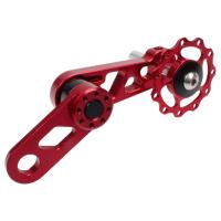 Latutterfly Litepro พับจักรยาน Chainring Tensioner ด้านหลัง Derailleur Chain Guide Pulley สำหรับรูปไข่ฟันแผ่นล้อ Chain Xipper จักรยานอะไหล่【cod】