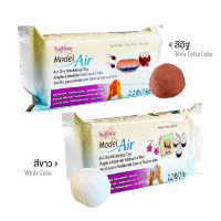 Polyform ดินปั้นธรรมชาติ ดินปั้น 1000 กรัม สีขาว / สีน้ำตาล (Air Dry Modeling Clay)