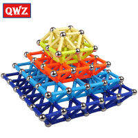 QWZ 75150200280pcs DIY Magnetic Building Blocks Magnetic Sticks Set Kids Educational Toys For Children Magnetic Toy Bricks