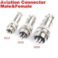 1 set GX12 GX16 GX20 2 3 4 5 6 7 8 9 10 12 14 Pin Male Female Docking Aviator Aviation Plug Socket Circular Connector