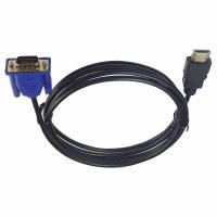 HDMI-compatible Cable HDMI-compatible To VGA 1080P HD With Audio Adapter Cable HDMI-compatible TO VGA Cable Computer Cables Wires  Leads Adapters