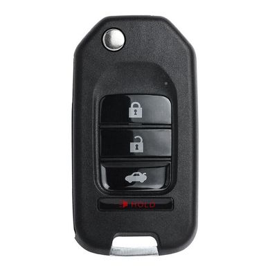 For Xhorse XKHO01EN Wire Remote Key Car Key Fob Flip 3+1 Button for Honda Type for VVDI Key Tool