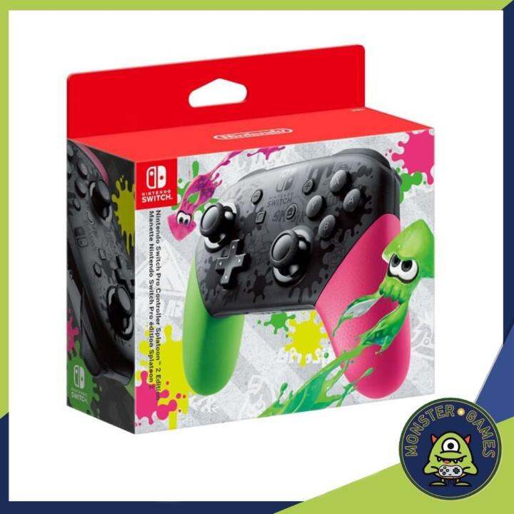 จอย-pro-switch-splatoon-2-ของแท้-nintendo-switch-pro-controller-จอย-pro-nintendo-switch-joy-pro-switch-splatoon-2-joy-pro-pro-controller-switch