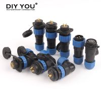 SP20 IP68 Elbow Waterproof Connector Straight plug socket Male Female 1/2/3/4/5/6/7/9/10/12/14 Pin Wire Aviation Cable Connector