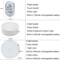 USB LED ชาร์จไฟในคืนแม่เหล็กติดห้องนอนคืนโคมไฟไฟฉุกเฉินสำหรับตู้คณะรัฐมนตรีตู้เสื้อผ้าตู้เสื้อผ้า Stair.2023