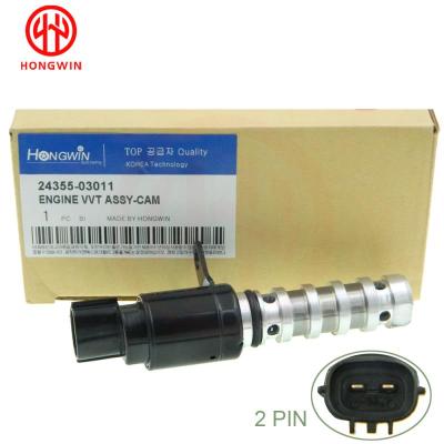 24355 03011 Engine Variable Valve Timing VVT Solenoid For Hyundai I10 I20 1.0 1.2 24355-03011 2435503011