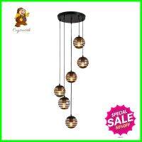 ไฟช่อ CST A08-6BK 6 หัว สีดำCLUSTER PENDANT LAMP CST A08-6BK 6-LIGHT BLACK **สอบถามเพิ่มเติมได้จ้า**