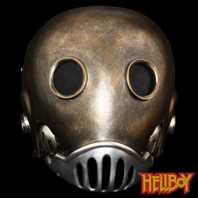 Mask หน้ากาก คาร์ล รูเพรตช์ โครเนน จากหนัง Hellboy เฮลล์บอย วัสดุ ไฟเบอร์กลาส Fiberglass ป้องกัน สำหรับใส่ ปาร์ตี้ แฟนซี คอสเพลย์ สยองขวัญ สุดโหด ฮอกกี้ หมวก บีบี ฮาโลวีน รักบี้ Horror Cosplay Hockey Hat Marvel DC BB Halloween Party Fancy Rugby