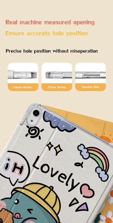 kenke-เคส-ipad-การ์ตูนอะนิเมะน่ารัก-rebound-magnetic-smart-case-สำหรับ-ipad-2020-air-4-air-5-2022-pro-11-นิ้ว-ipad-mini-6-2021-ipad-7th-8th-9th-gen-ฝาครอบ-ipad-ปลอกรองรับ-apple-ดินสอการจับคู่และการชาร