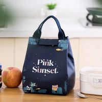 ▼  Cartoon Tote Food Oxford Thicken Thermal Student