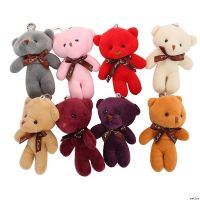 【CW】 1pcs 10 Colors Stuffed Animals Bouquet Bears Flowers for Wedding Little Small Pendant