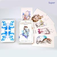 78 การ์ดดาดฟ้า Linestrider Tarot ภาษาอังกฤษเต็มรูปแบบ Oracle ลึกลับ Divination Fate Family Party Board การ์ดเกม